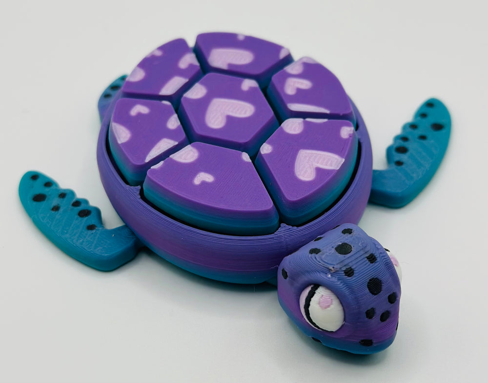 Sea Turtle Multi Clickers with Hearts