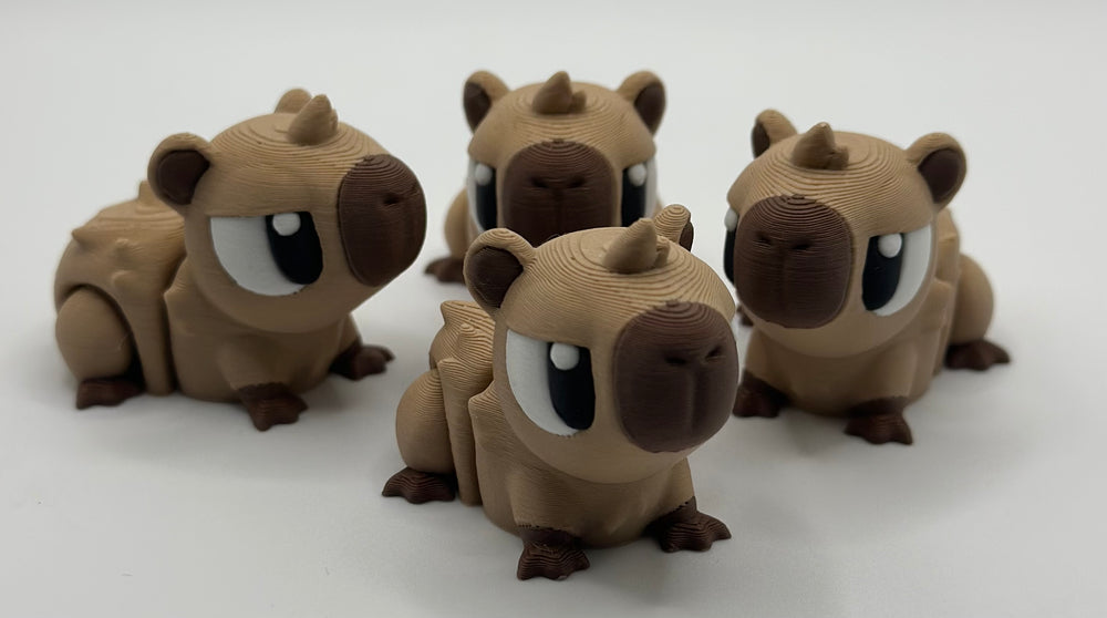 Mini Flexi Capybaras – Chill Vibes in a Wiggle-Friendly Form