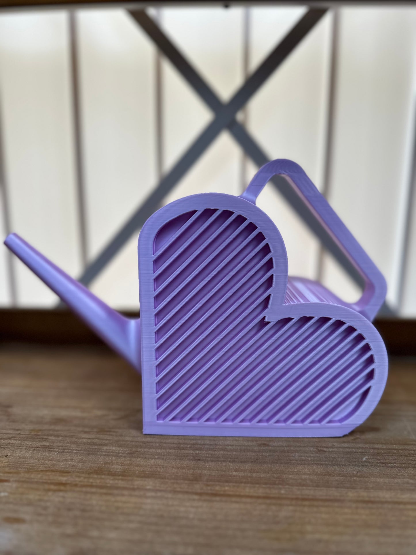 Heart Watering Can for Houseplants, Flowers, and Succulents- 3D Printed Pink Design with Heart Shape, Ideal for Care and Gardening