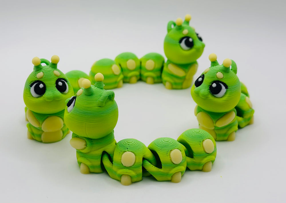 Caterpillar 3D Printed