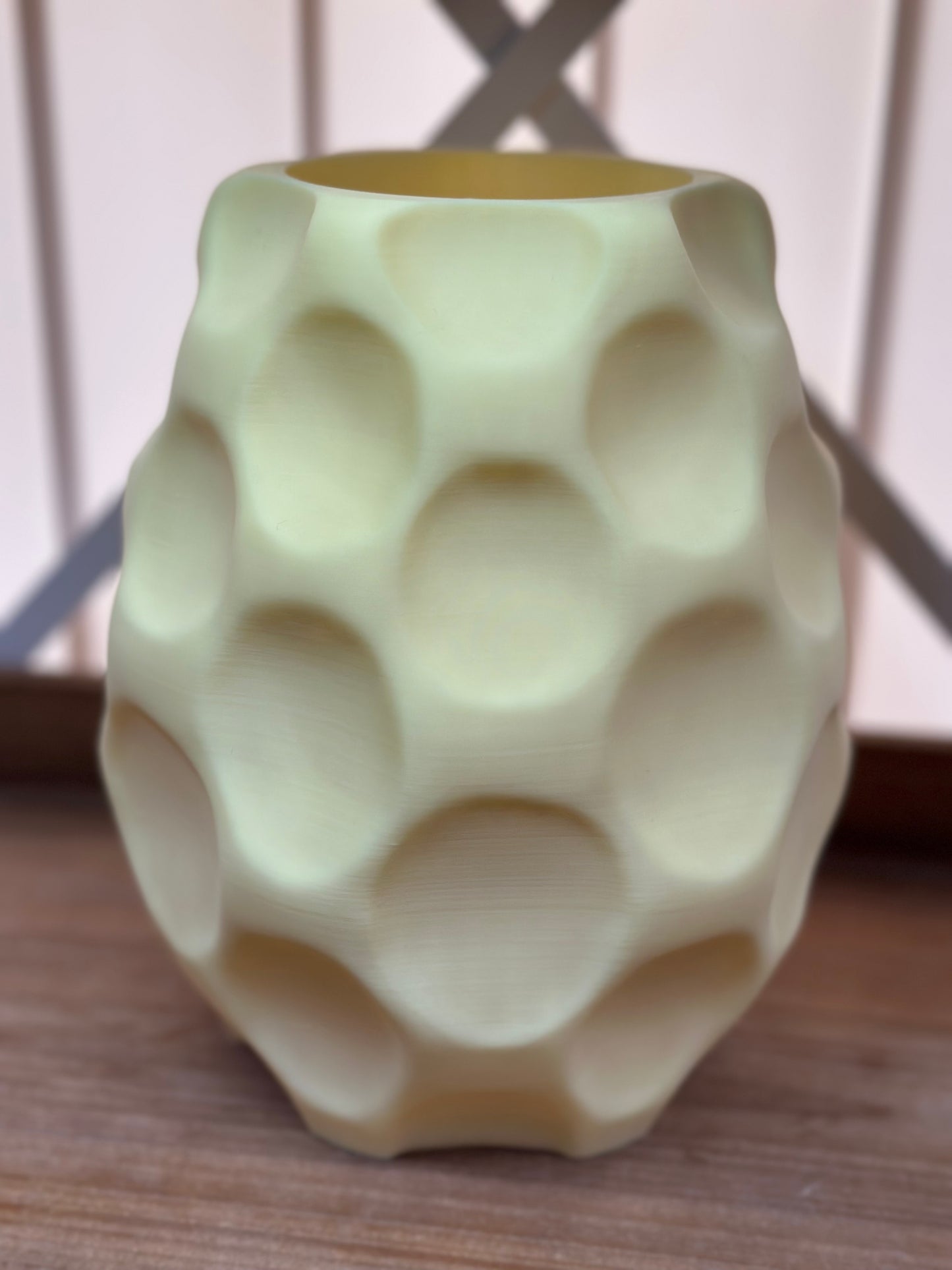 Honeycomb Vase Large 3D Printed