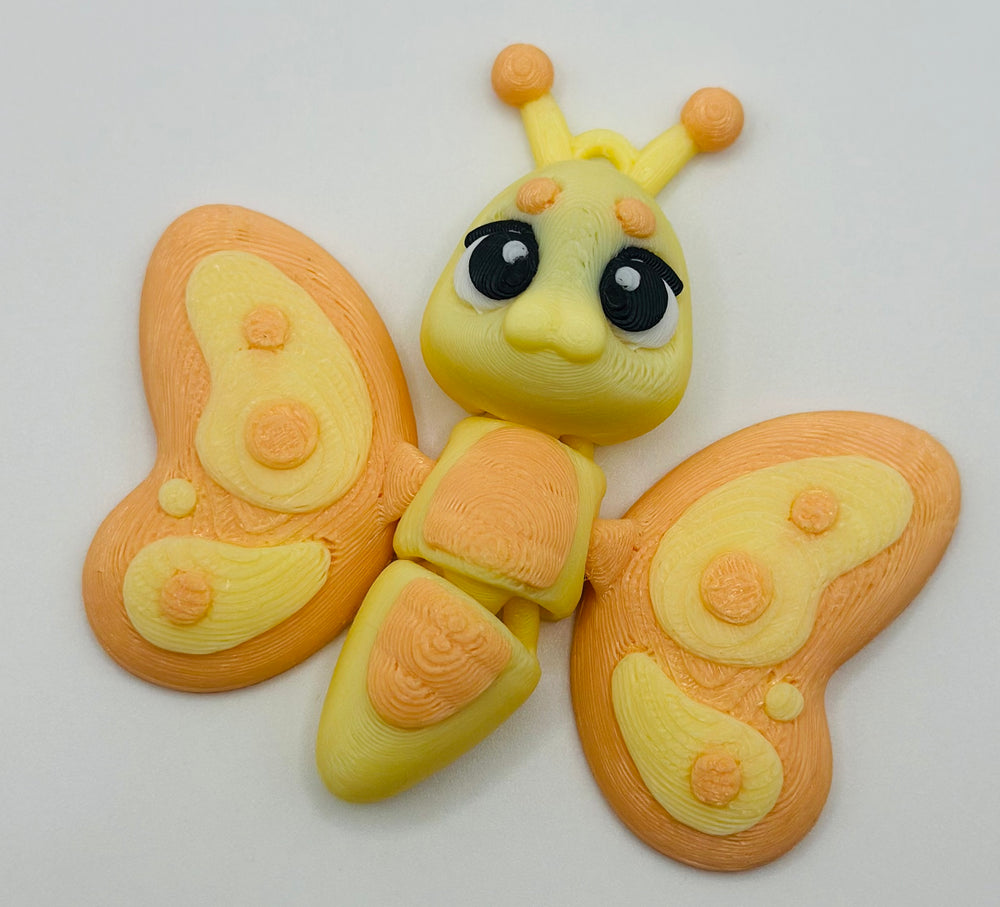3D Printed Flexi Butterflies – Colorful, Bendable Beauty