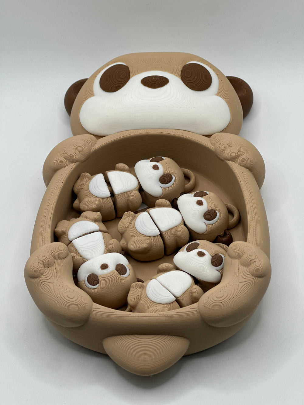 Otter Trinket Holder with Flexi Otters
