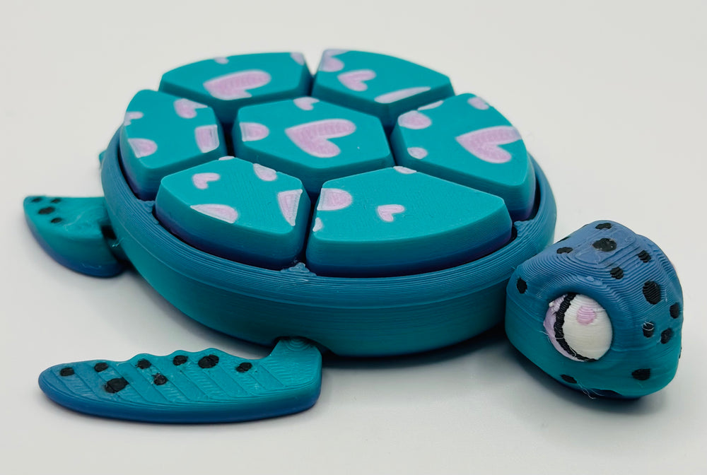 Sea Turtle Multi Clickers with Hearts