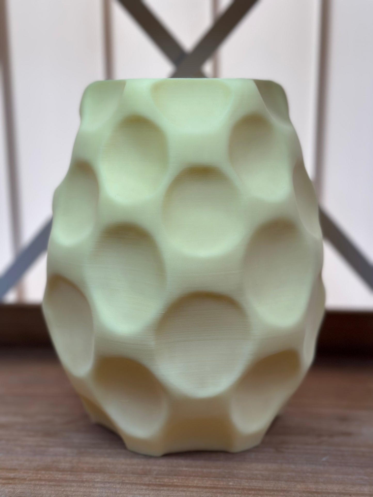 Honeycomb Vase Large 3D Printed