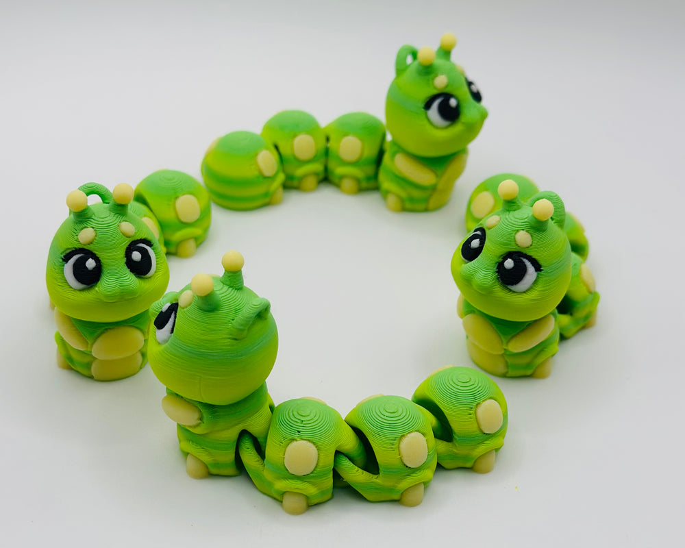 Caterpillar 3D Printed