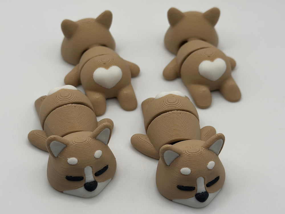 Mini 3D Printed Corgis – With Heart-Shaped Booties!