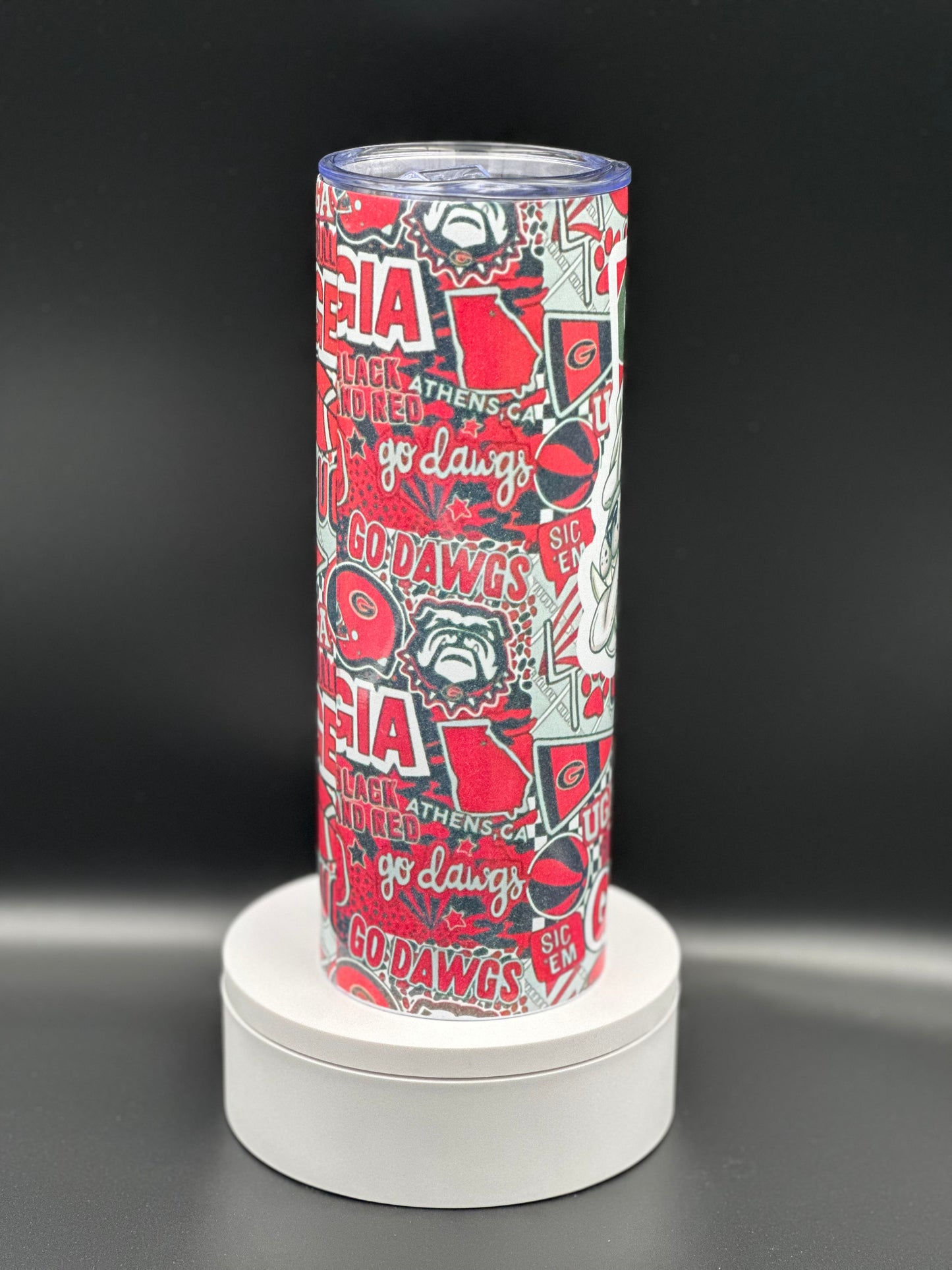 Georgia Bulldogs 20 Ounce Skinny Tumbler