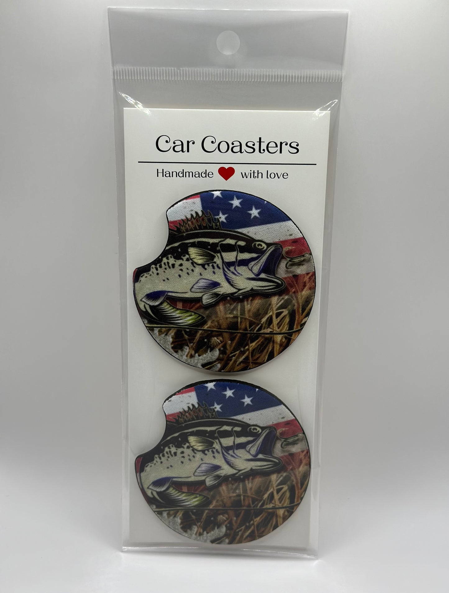 Fish Neoprene Car Coasters