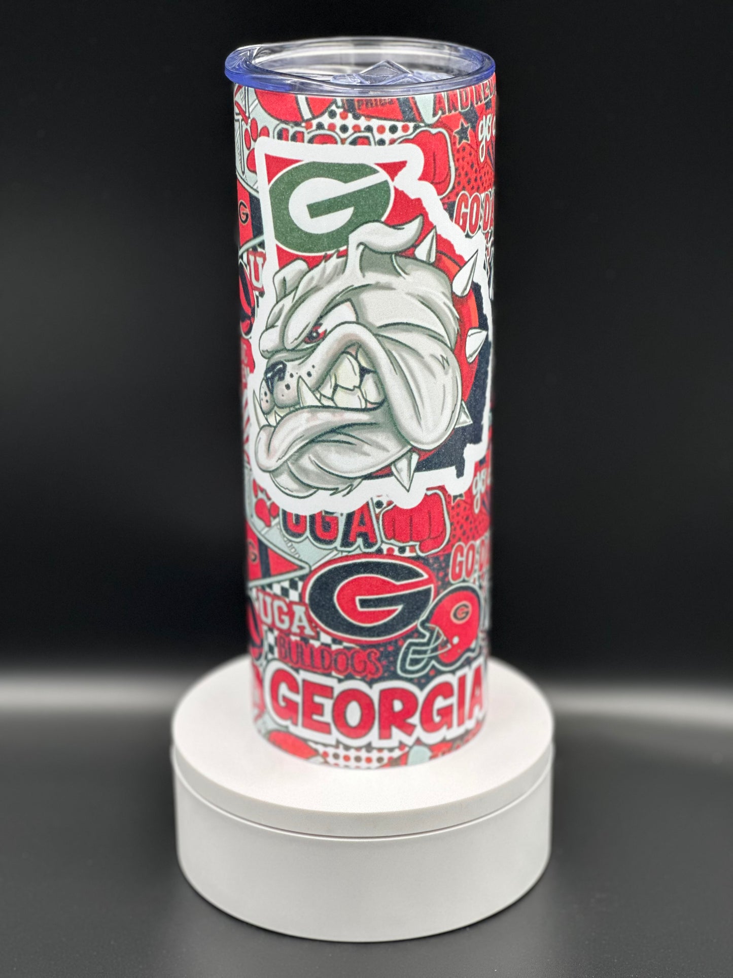 Georgia Bulldogs 20 Ounce Skinny Tumbler