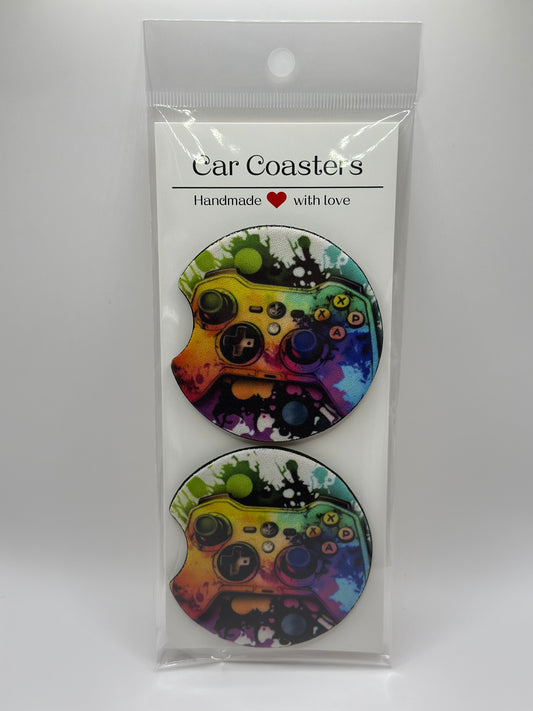 PlayStation Game Controller Neoprene Car Coasters