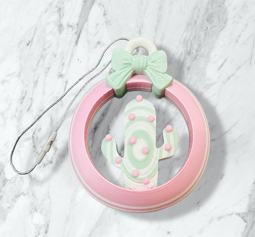 Cactus Christmas Tree Ornaments