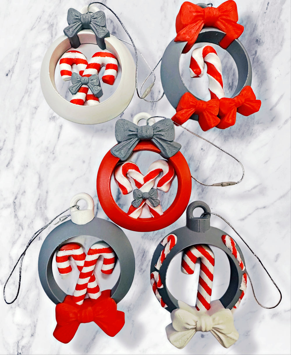 Candy Cane Christmas Tree Ornaments